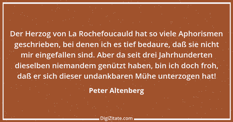 Zitat von Peter Altenberg 4