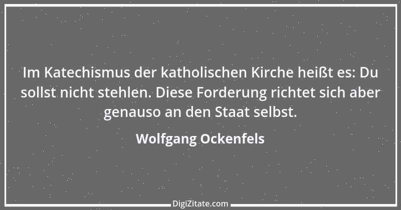 Zitat von Wolfgang Ockenfels 1