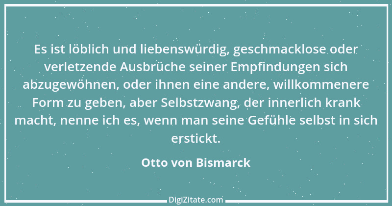 Zitat von Otto von Bismarck 277