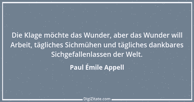 Zitat von Paul Émile Appell 1