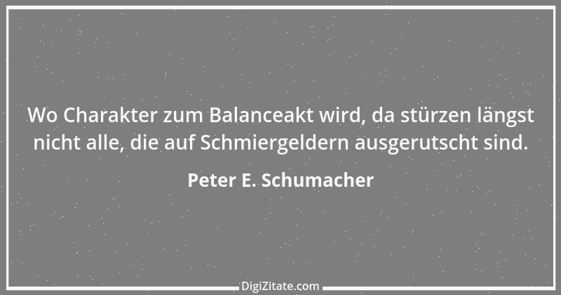 Zitat von Peter E. Schumacher 384