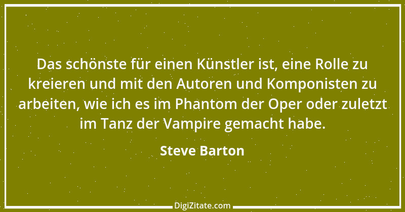 Zitat von Steve Barton 1