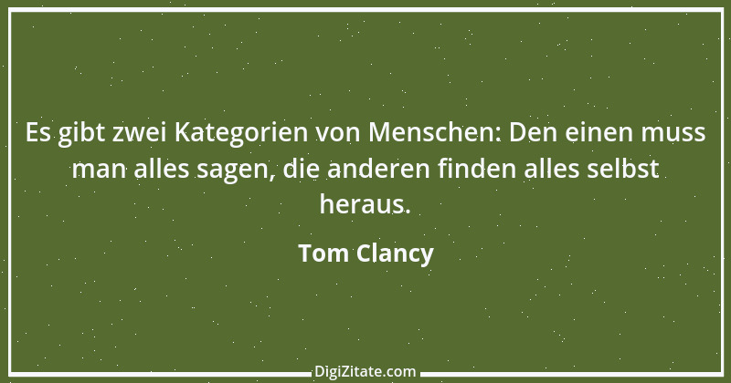 Zitat von Tom Clancy 6