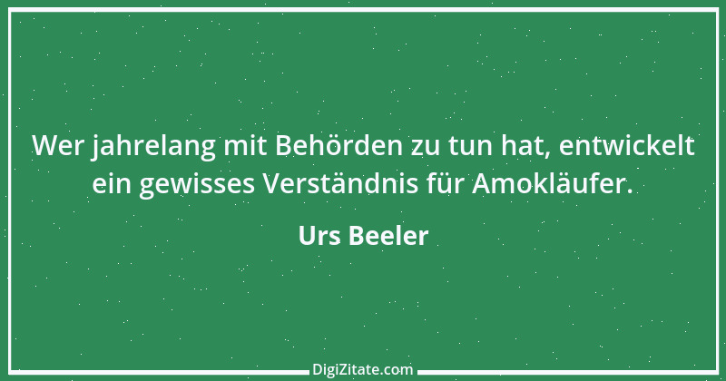 Zitat von Urs Beeler 1