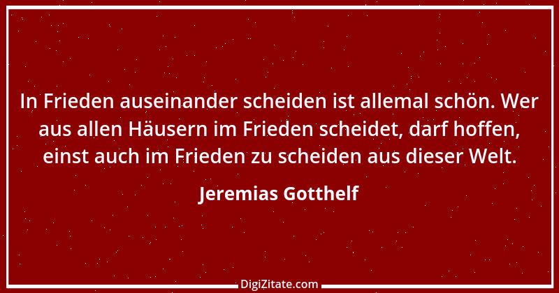 Zitat von Jeremias Gotthelf 244