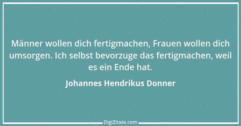 Zitat von Johannes Hendrikus Donner 4