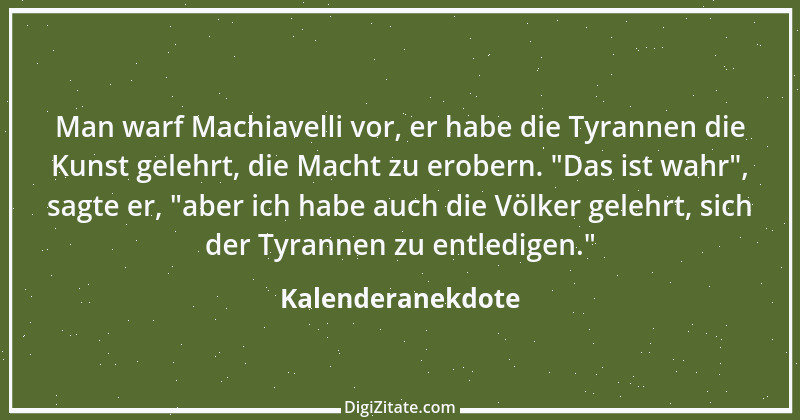 Zitat von Kalenderanekdote 20