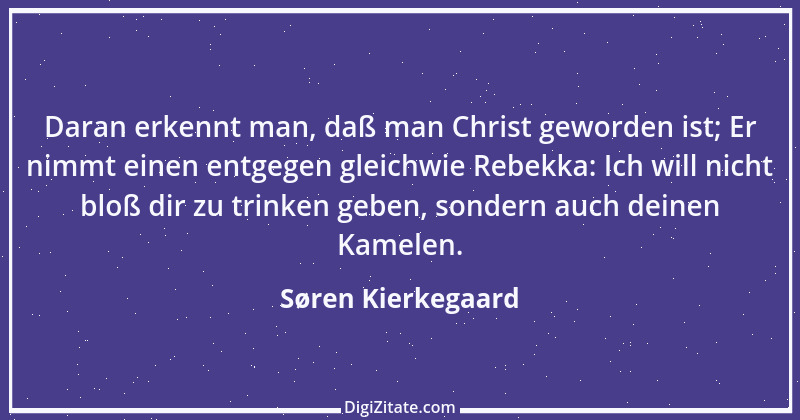 Zitat von Søren Kierkegaard 323