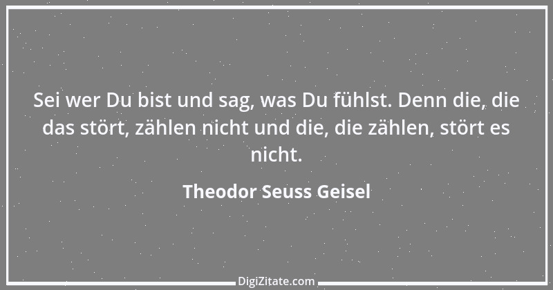 Zitat von Theodor Seuss Geisel 2