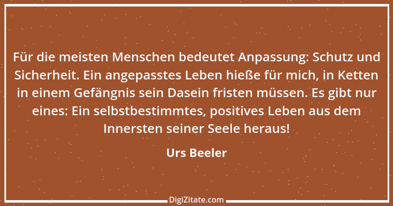 Zitat von Urs Beeler 2