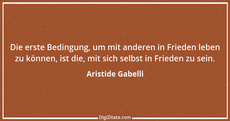 Zitat von Aristide Gabelli 1