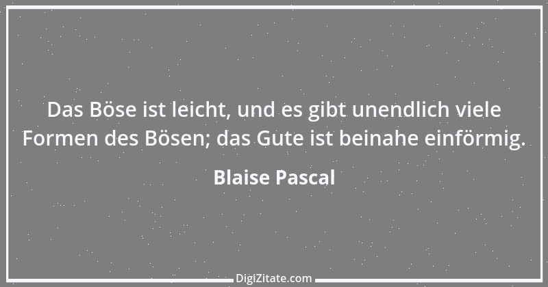 Zitat von Blaise Pascal 114