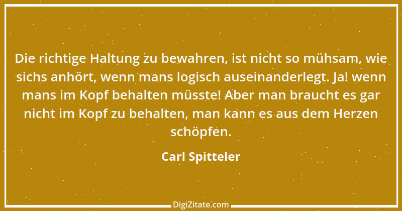 Zitat von Carl Spitteler 61