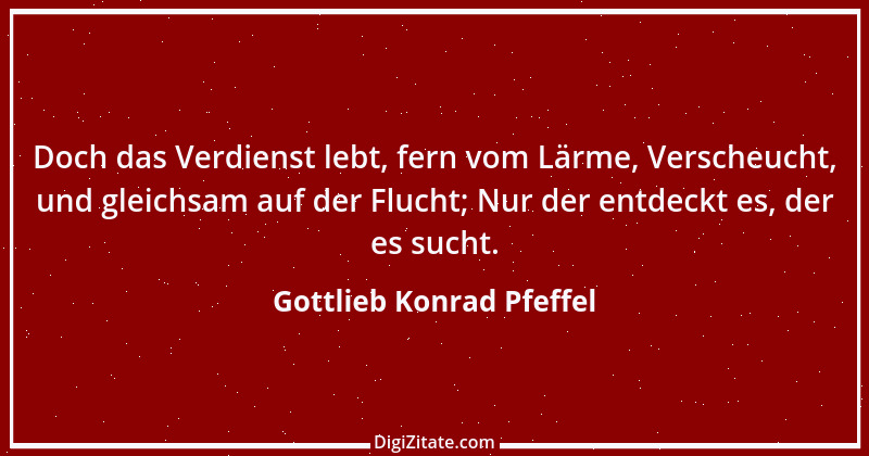 Zitat von Gottlieb Konrad Pfeffel 9