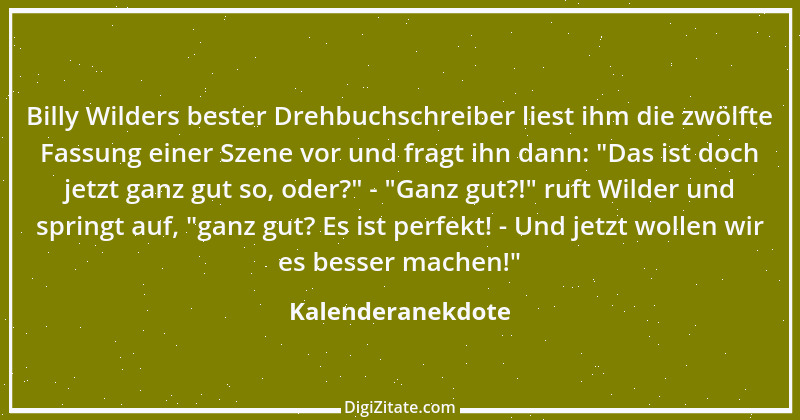 Zitat von Kalenderanekdote 21