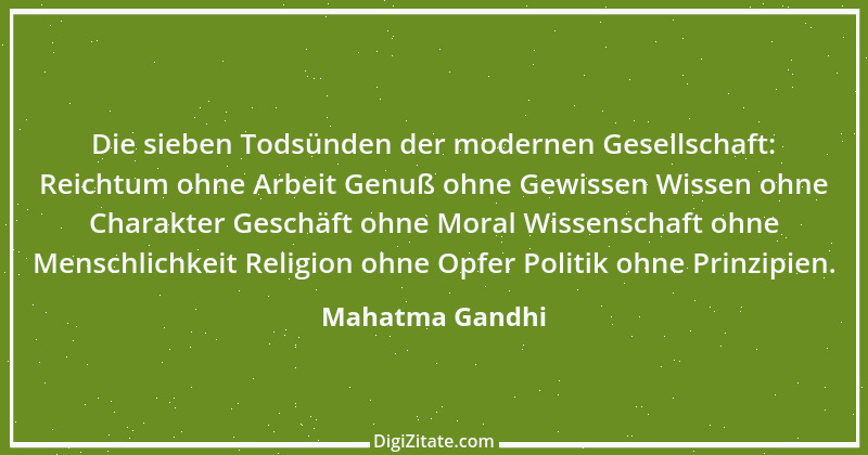 Zitat von Mahatma Gandhi 7