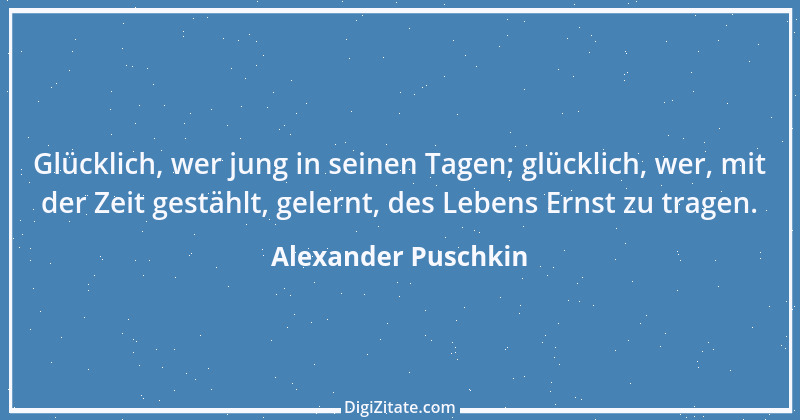 Zitat von Alexander Puschkin 20