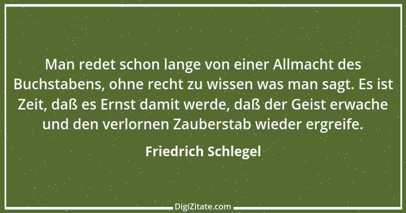 Zitat von Friedrich Schlegel 129