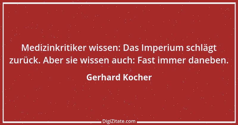 Zitat von Gerhard Kocher 91