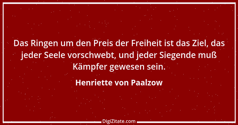 Zitat von Henriette von Paalzow 1