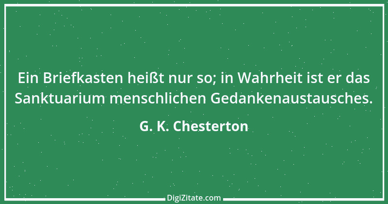 Zitat von G. K. Chesterton 131