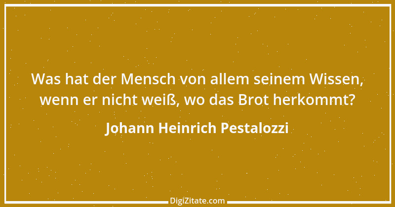 Zitat von Johann Heinrich Pestalozzi 54