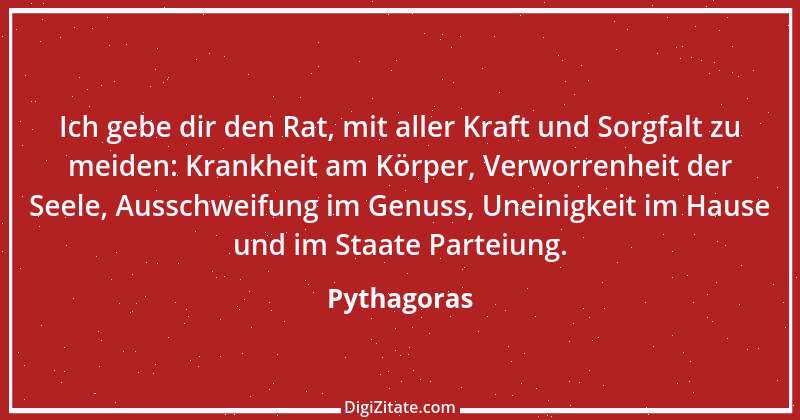 Zitat von Pythagoras 49