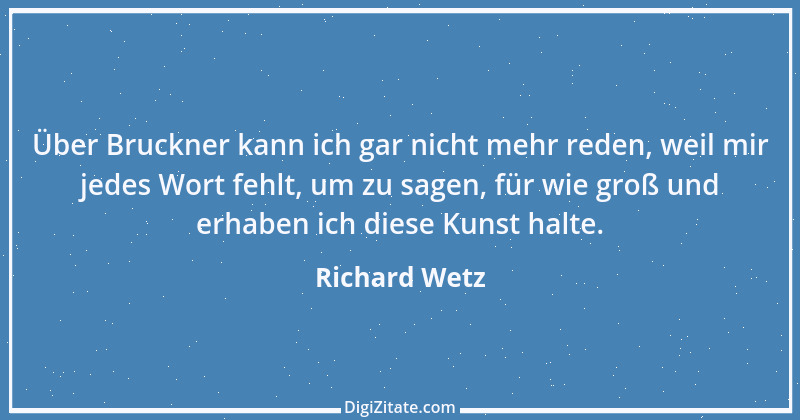 Zitat von Richard Wetz 2