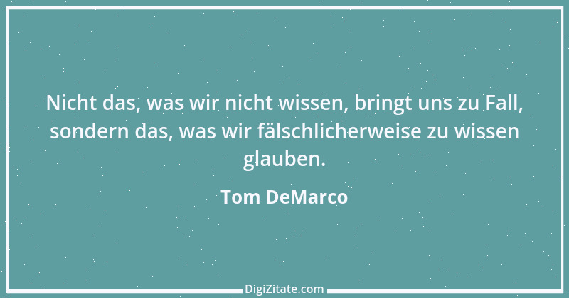 Zitat von Tom DeMarco 3