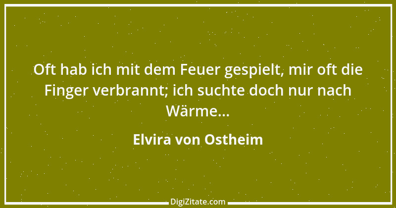 Zitat von Elvira von Ostheim 36