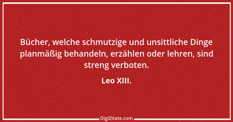 Zitat von Leo XIII. 3