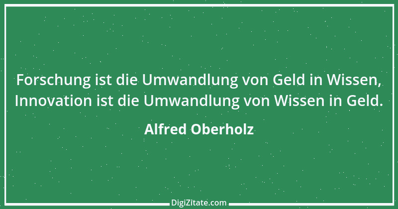 Zitat von Alfred Oberholz 1