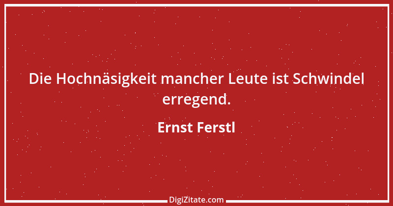 Zitat von Ernst Ferstl 2026