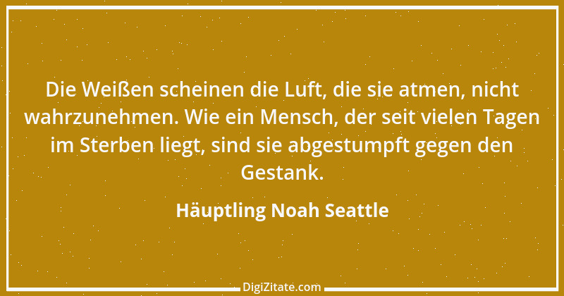 Zitat von Häuptling Noah Seattle 3