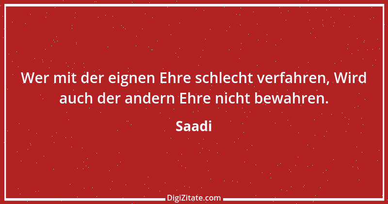 Zitat von Saadi 101