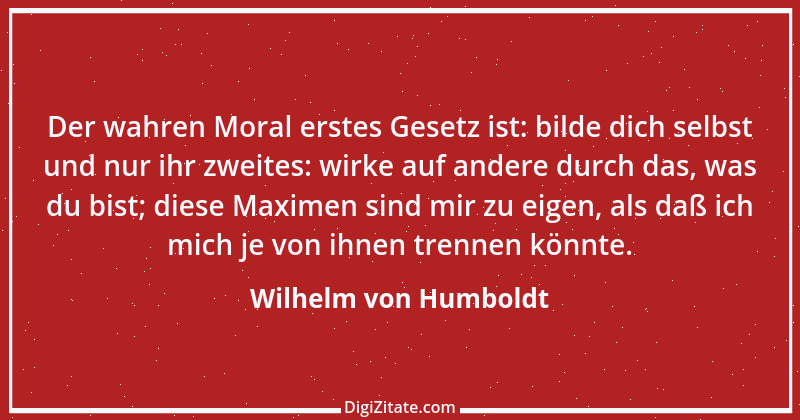 Zitat von Wilhelm von Humboldt 135