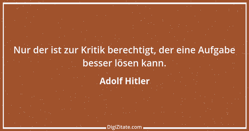 Zitat von Adolf Hitler 5