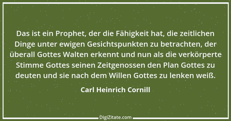 Zitat von Carl Heinrich Cornill 3