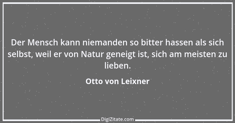 Zitat von Otto von Leixner 111