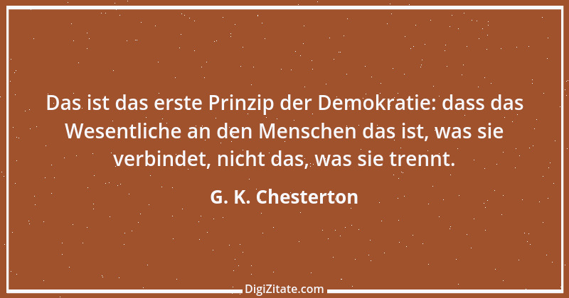 Zitat von G. K. Chesterton 134