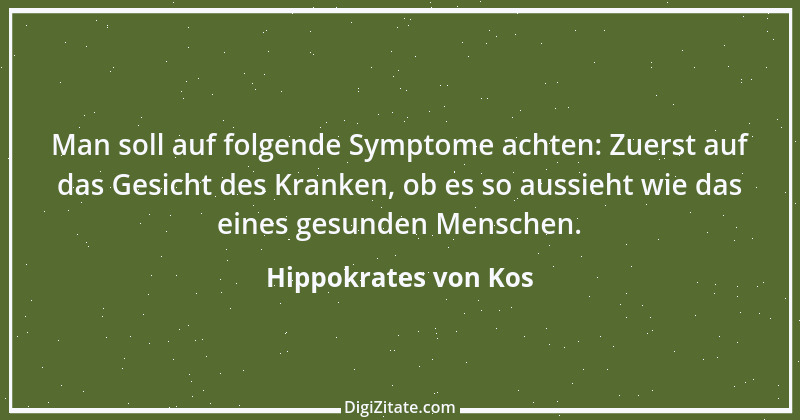 Zitat von Hippokrates von Kos 27