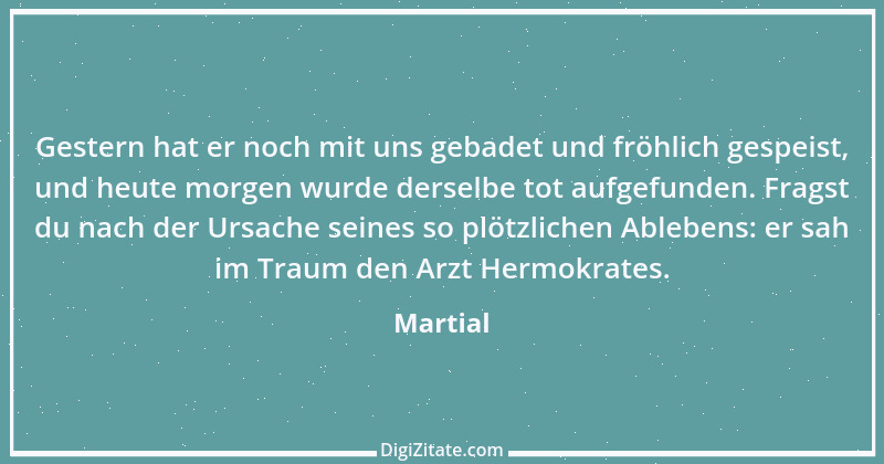 Zitat von Martial 2