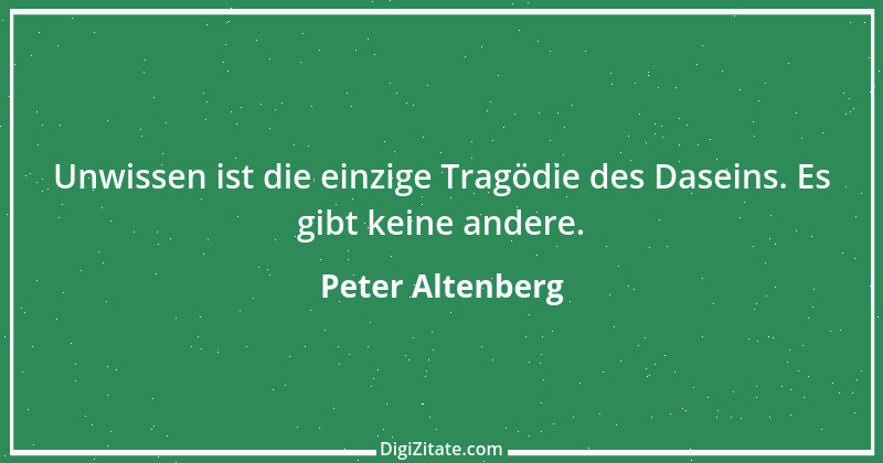 Zitat von Peter Altenberg 12