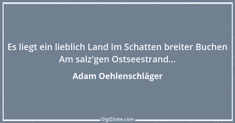 Zitat von Adam Oehlenschläger 4