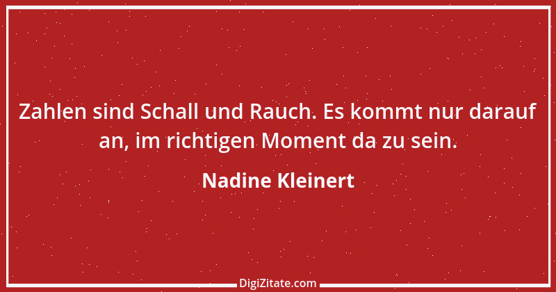 Zitat von Nadine Kleinert 2