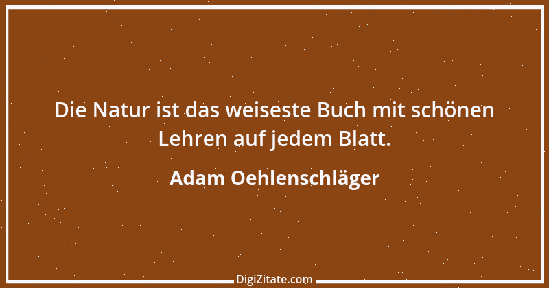 Zitat von Adam Oehlenschläger 5