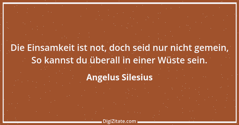 Zitat von Angelus Silesius 189