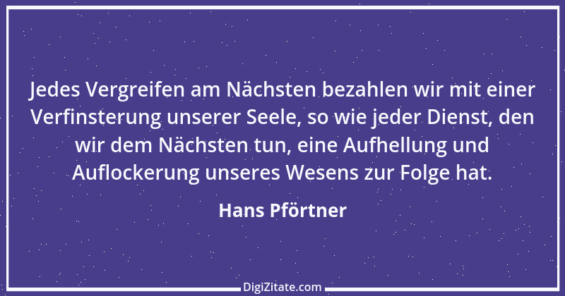 Zitat von Hans Pförtner 1