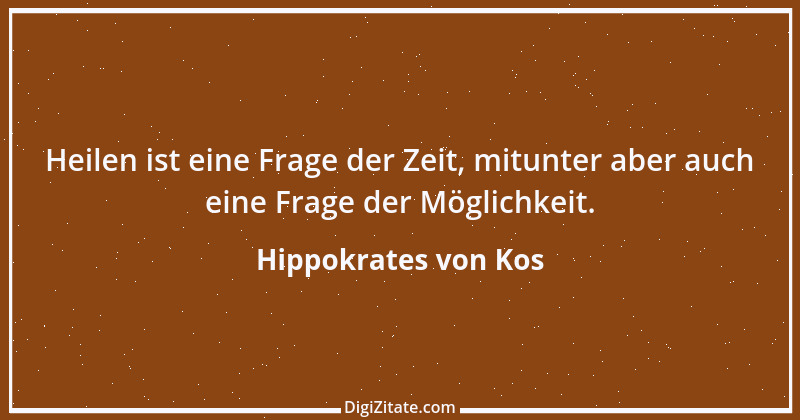 Zitat von Hippokrates von Kos 29