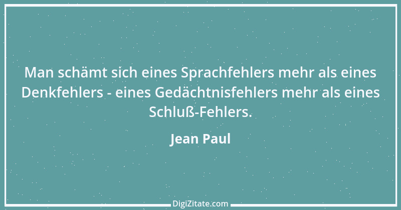 Zitat von Jean Paul 733